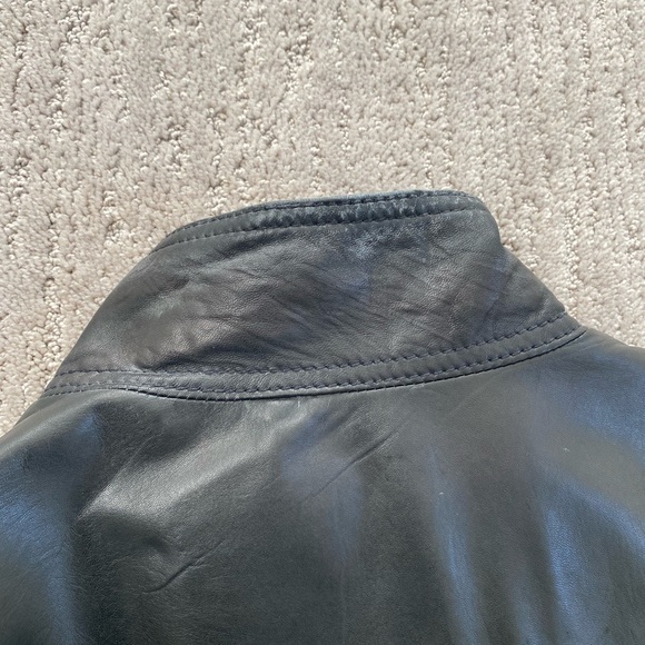 Kenneth Cole Black Leather Jacket - Picture 10 of 14
